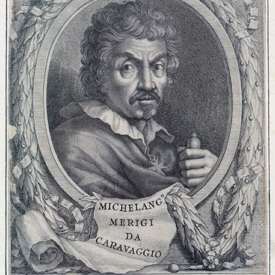 Portret przedstawiający włoskiego malarza Caravaggio.